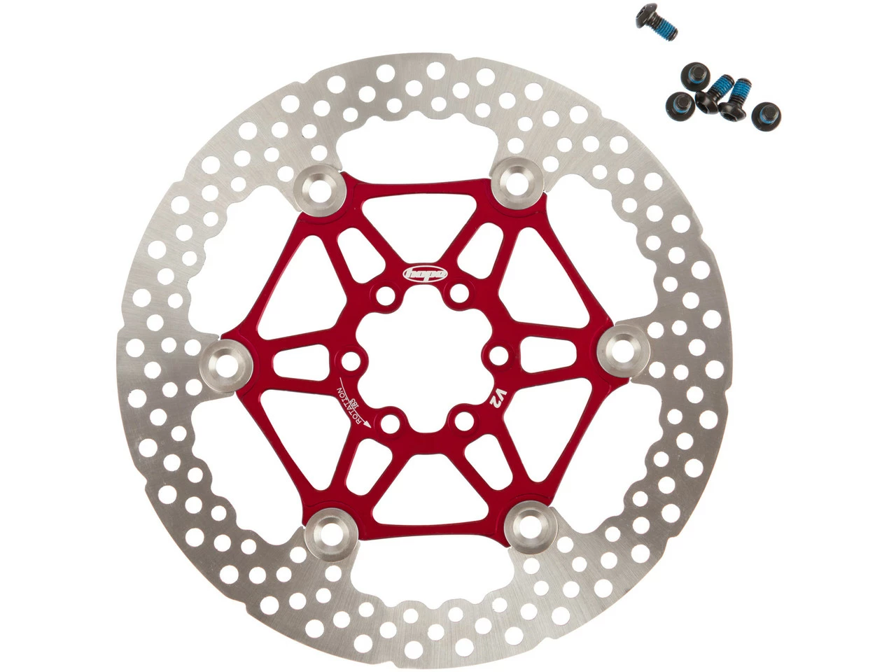 HOPE Bremsscheibe MV2 6-Loch Floating Für V2 4 HOPE Bremsscheibe MV2 6-Loch Floating Für V2 – Bild 4