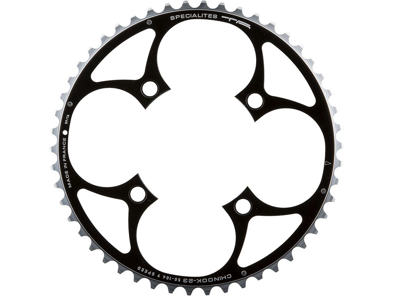 TA Kettenblatt Chinook, 4-Arm, Außen, 104 Mm Lochkreis, 23 Mm Aufnahme 1 TA Kettenblatt Chinook, 4-Arm, Außen, 104 Mm Lochkreis, 23 Mm Aufnahme