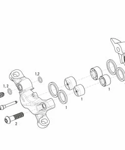 SRAM Ersatzteile Guide RSC (A1) Bremssattel (2015-2016)