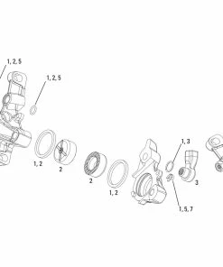 SRAM Ersatzteile X0 Bremssattel (2011-2016)