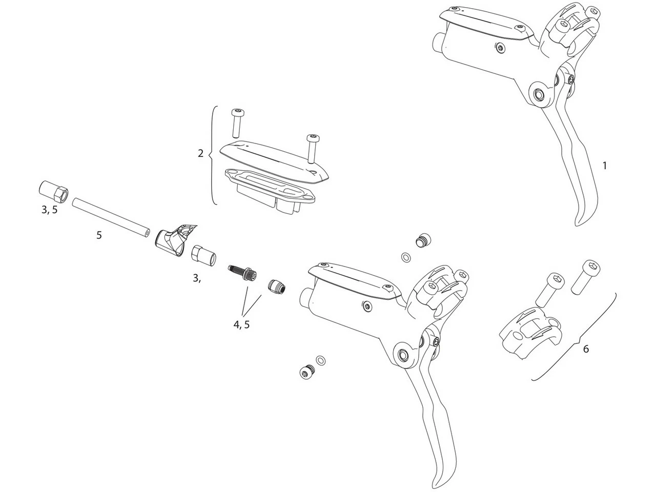 SRAM Ersatzteile Level T Bremshebel 1 SRAM Ersatzteile Level T Bremshebel