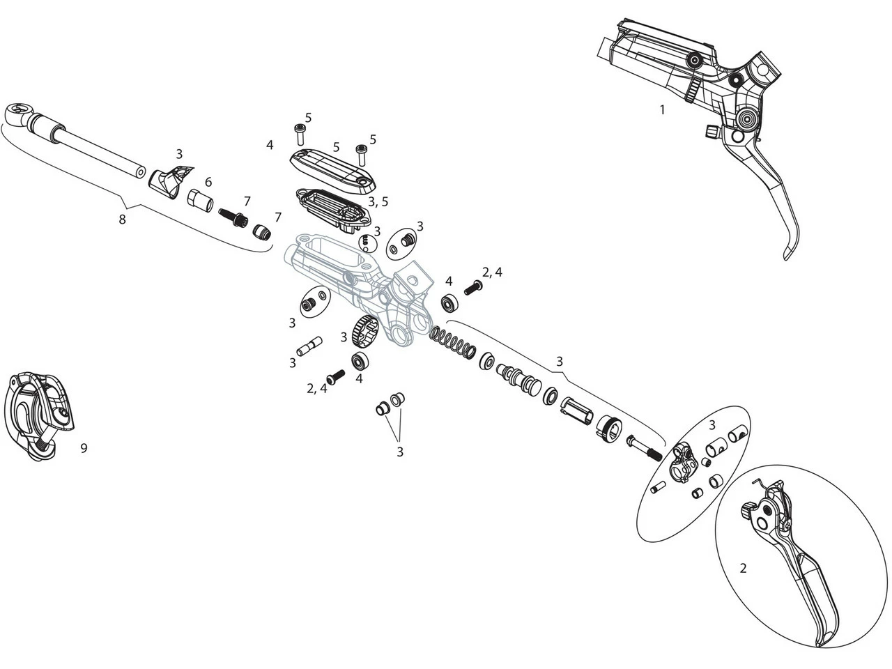 SRAM Ersatzteile Guide RSC (B1) Bremshebel (2017-2018) 1 SRAM Ersatzteile Guide RSC (B1) Bremshebel (2017-2018)