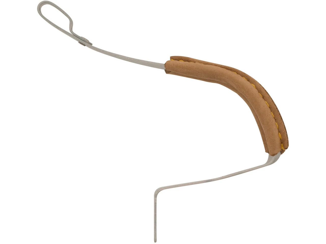 Mks Toe Clip Alloy W/leather Pedalhaken 2 Mks Toe Clip Alloy W/leather Pedalhaken – Bild 2