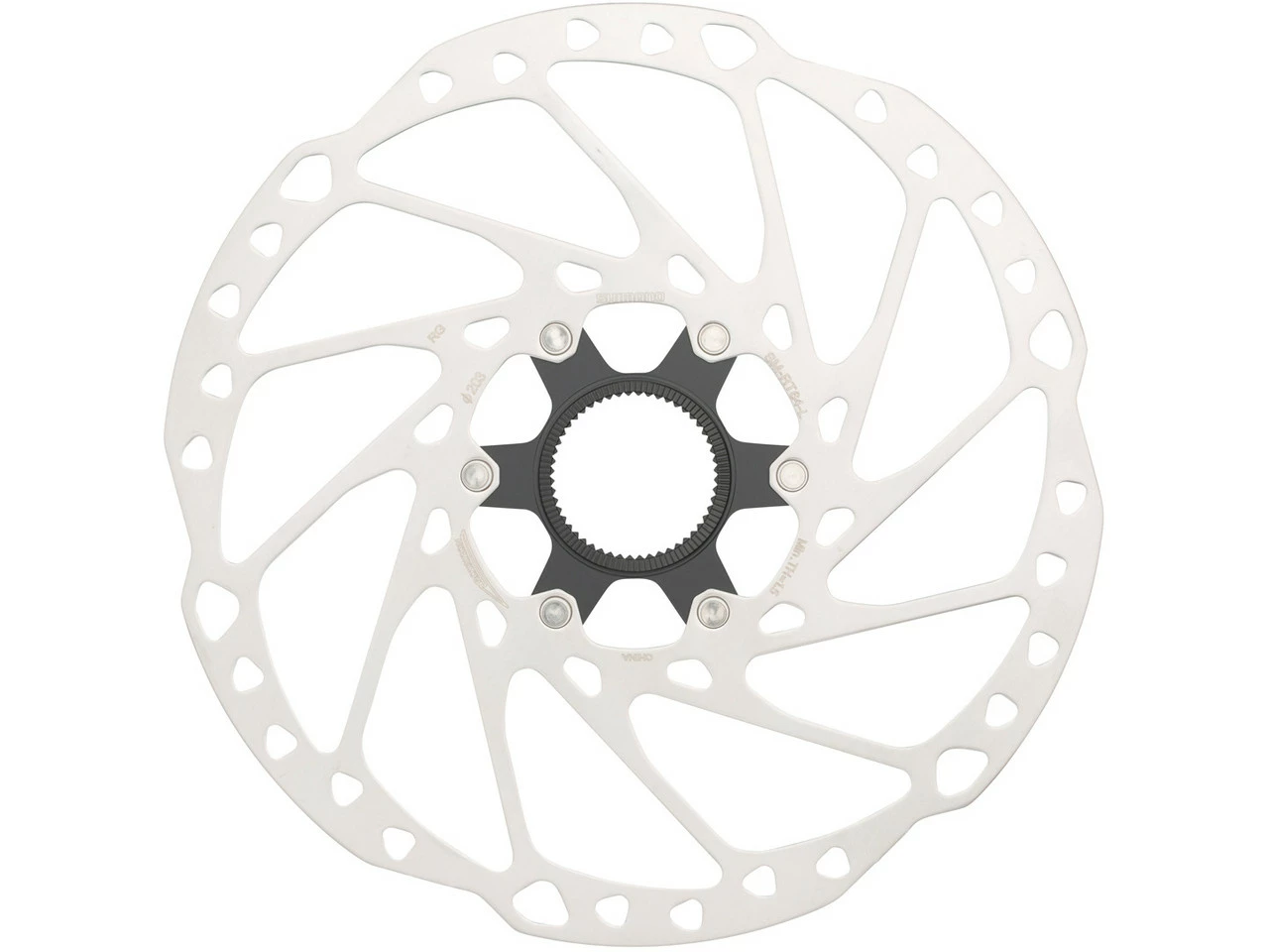 Shimano Bremsscheibe SM-RT64 Center Lock Für Deore Mit Innenverzahnung 4 Shimano Bremsscheibe SM-RT64 Center Lock Für Deore Mit Innenverzahnung – Bild 4