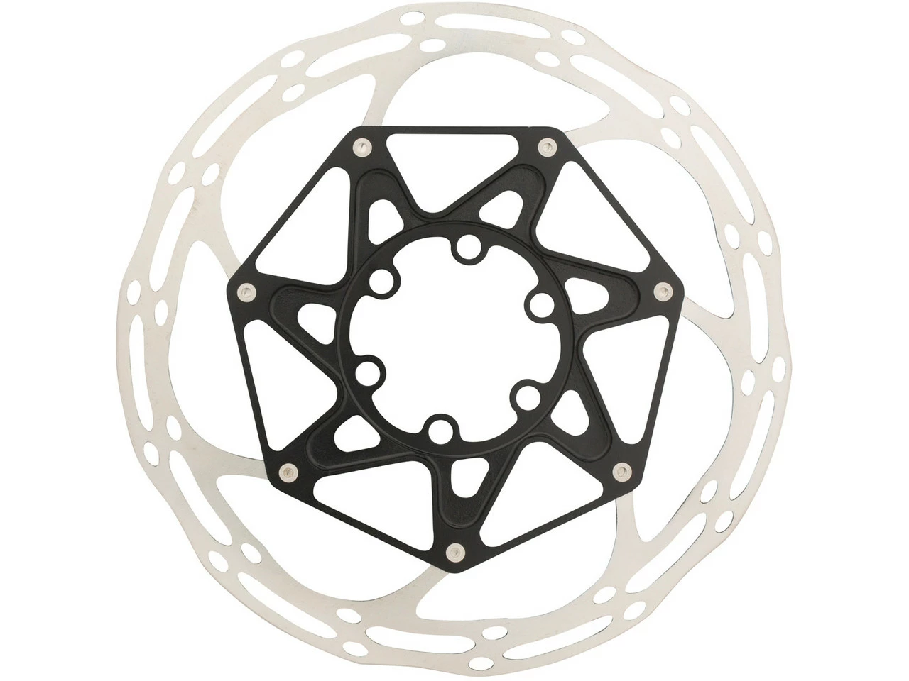 SRAM Centerline X Rounded 6-Loch Bremsscheibe Mit Titan-Schrauben 2-teilig 2 SRAM Centerline X Rounded 6-Loch Bremsscheibe Mit Titan-Schrauben 2-teilig – Bild 2