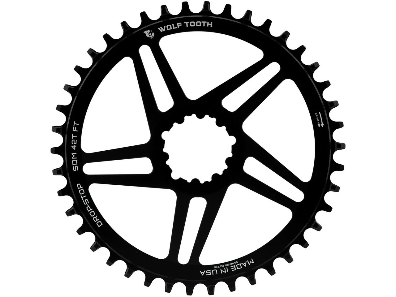 Wolf Tooth Components Direct Mount Flattop Kettenblatt Für SRAM Cyclocross / Road 3 Wolf Tooth Components Direct Mount Flattop Kettenblatt Für SRAM Cyclocross / Road – Bild 3