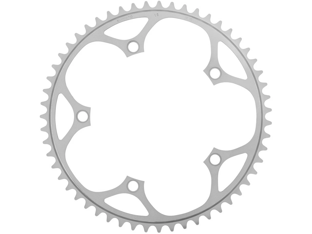 Shimano Dura-Ace Track Kettenblatt FC-7710 5-Arm 1-fach 1/2"x3/32" 2 Shimano Dura-Ace Track Kettenblatt FC-7710 5-Arm 1-fach 1/2"x3/32" – Bild 2