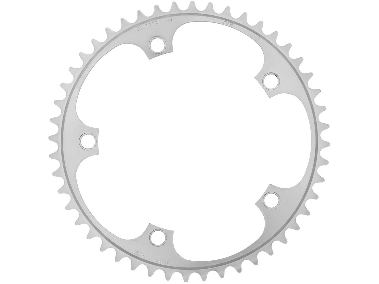 Shimano Dura-Ace Track Kettenblatt FC-7710 5-Arm 1-fach 1/2"x3/32" 3 Shimano Dura-Ace Track Kettenblatt FC-7710 5-Arm 1-fach 1/2"x3/32" – Bild 3