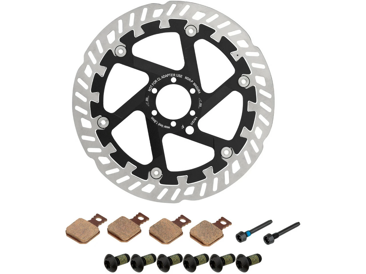 MAGURA MDR-P Bremsscheiben Und Belag Kit 6-Loch 203 Mm 4 MAGURA MDR-P Bremsscheiben Und Belag Kit 6-Loch 203 Mm – Bild 4