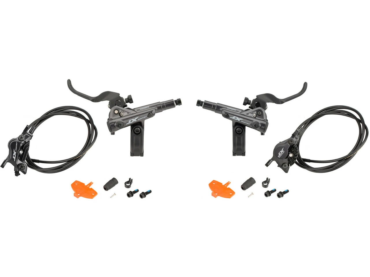 Shimano XT V+h Set Scheibenbremse BR-M8120 / BR-M8100 Mit Metallbelag J-Kit 13 Shimano XT V+h Set Scheibenbremse BR-M8120 / BR-M8100 Mit Metallbelag J-Kit – Bild 13