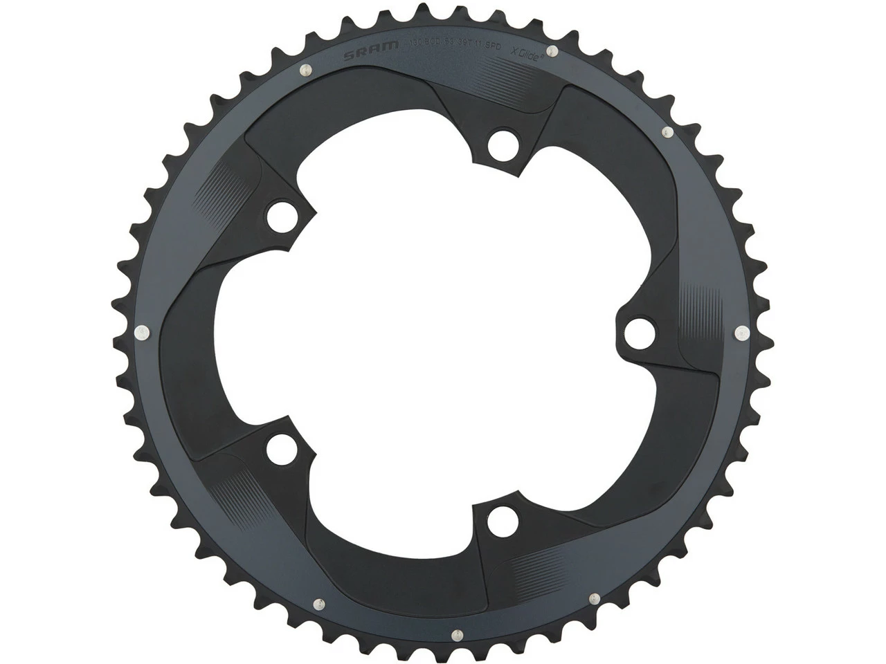 SRAM Kettenblatt Force 22 X-Glide Yaw, 5-Arm, 130 Mm Lochkreis 1 SRAM Kettenblatt Force 22 X-Glide Yaw, 5-Arm, 130 Mm Lochkreis