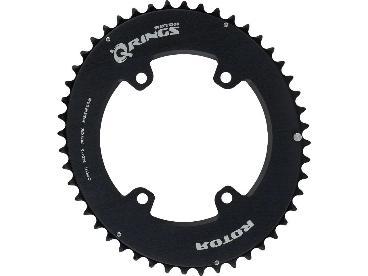 Rotor Shimano GRX Kettenblatt, 4-Arm, Q-Rings, 110/80 Mm Lochkreis 3 Rotor Shimano GRX Kettenblatt, 4-Arm, Q-Rings, 110/80 Mm Lochkreis – Bild 3