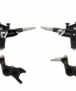 HOPE Tech 4 V4 V+h Set Scheibenbremse Mit Stahlflexleitung