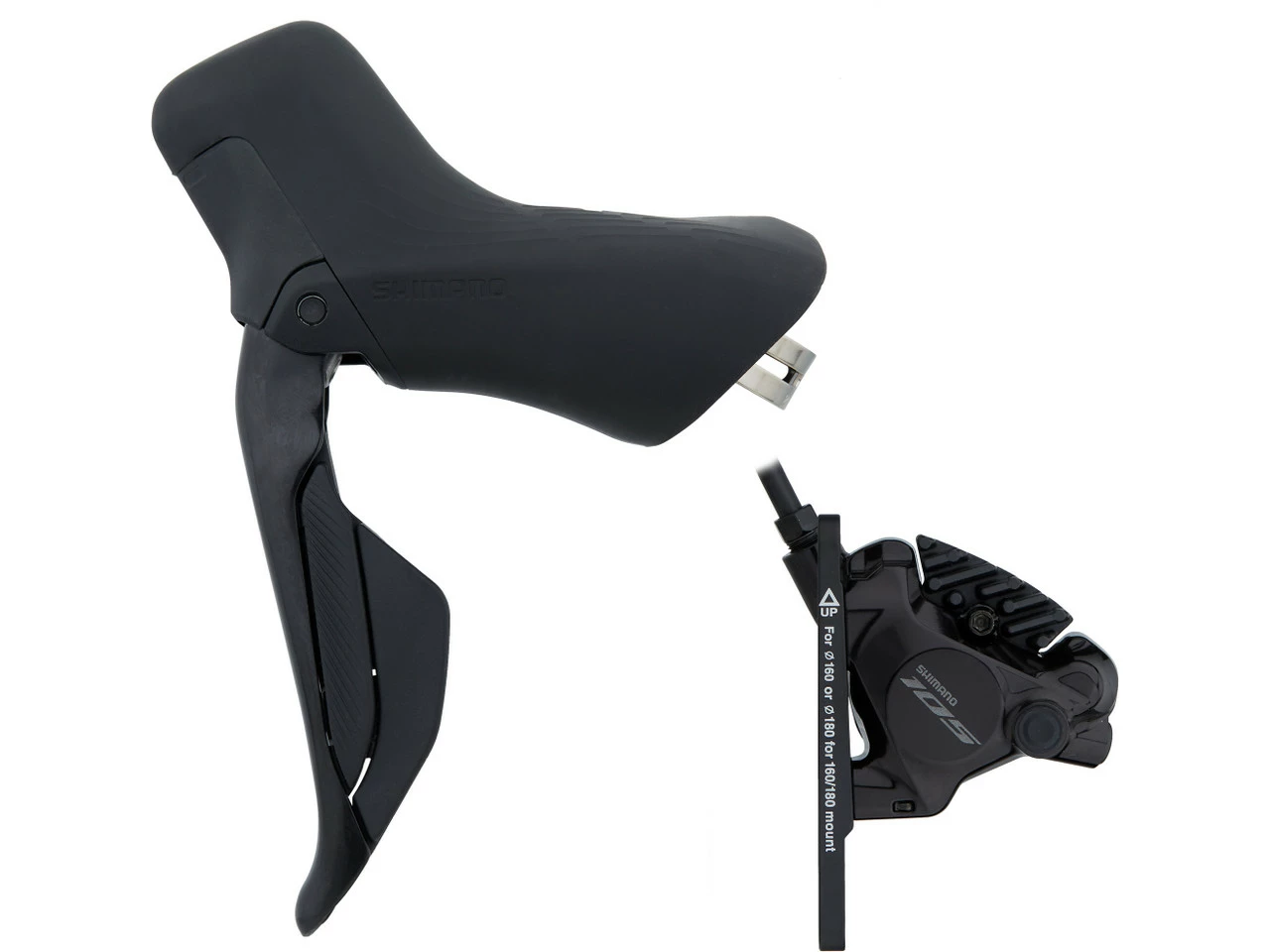 Shimano 105 BR-R7170 + Di2 ST-R7170 Scheibenbremse 1 Shimano 105 BR-R7170 + Di2 ST-R7170 Scheibenbremse