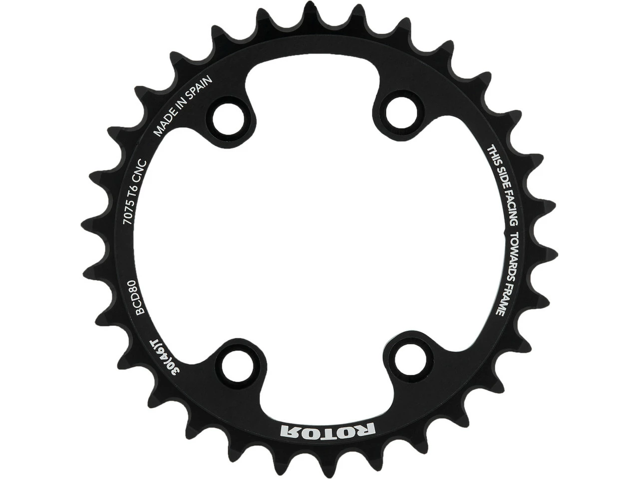 Rotor Shimano GRX Kettenblatt, 4-Arm, NoQ, 110/80 Mm Lochkreis 1 Rotor Shimano GRX Kettenblatt, 4-Arm, NoQ, 110/80 Mm Lochkreis