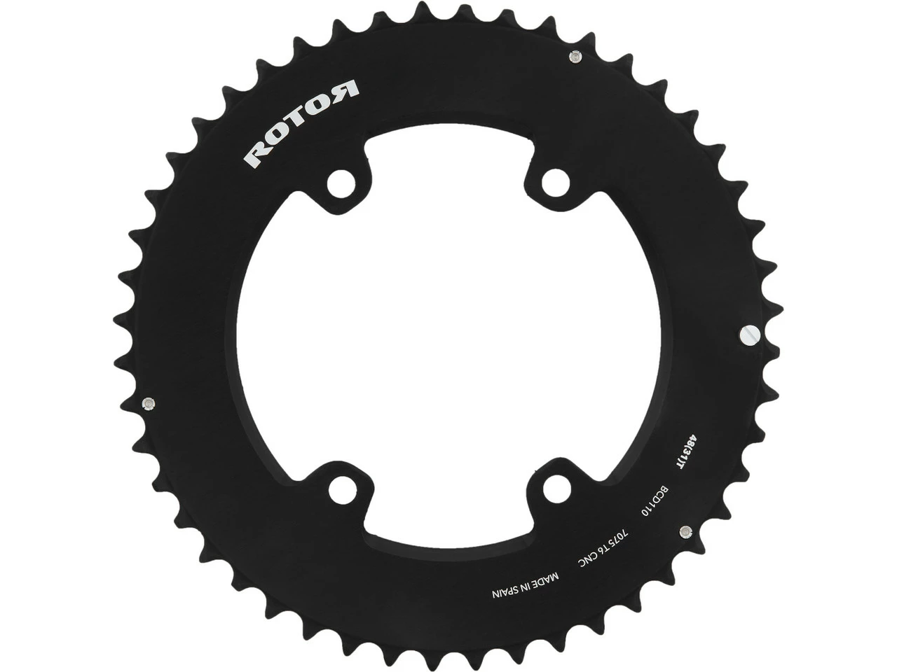 Rotor Shimano GRX Kettenblatt, 4-Arm, NoQ, 110/80 Mm Lochkreis 3 Rotor Shimano GRX Kettenblatt, 4-Arm, NoQ, 110/80 Mm Lochkreis – Bild 3