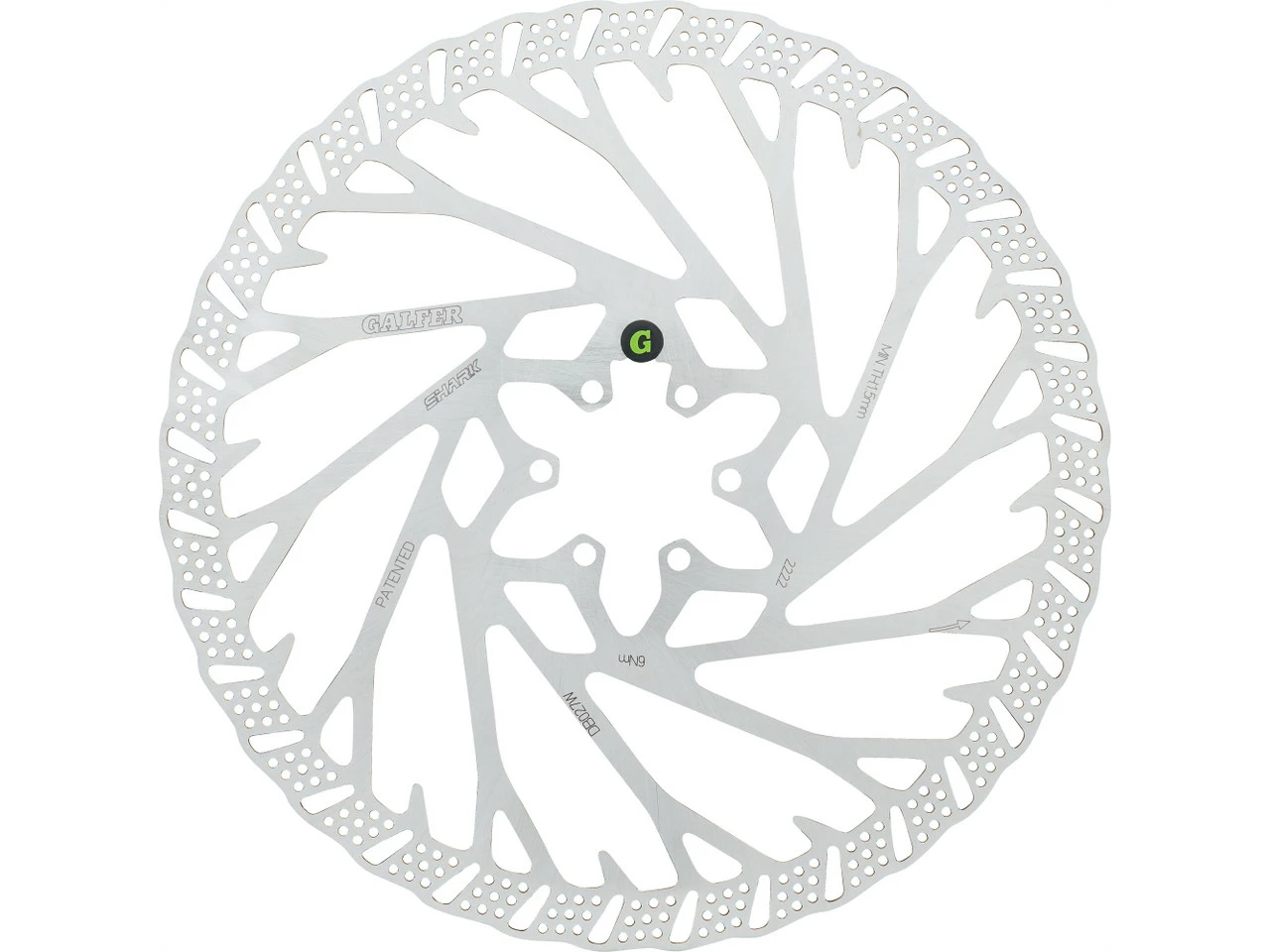 GALFER Fixed Disc Shark 2 Mm MTB 6-Loch Bremsscheibe 3 GALFER Fixed Disc Shark 2 Mm MTB 6-Loch Bremsscheibe – Bild 3
